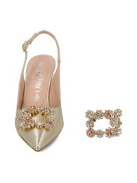 SHINY 01239 - Marco rosa Adornos Y Broches De Zapatos - Imagen 2