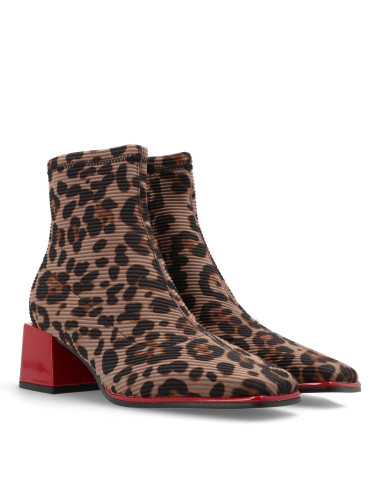 GIOSEPPO INGER - Botin Lycra Print animal Botines - Imagen 2