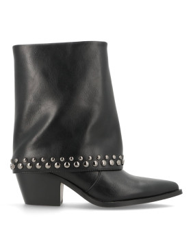 AZAREY 462K065 - Bota cowboy solapa tachas - Imagen 1