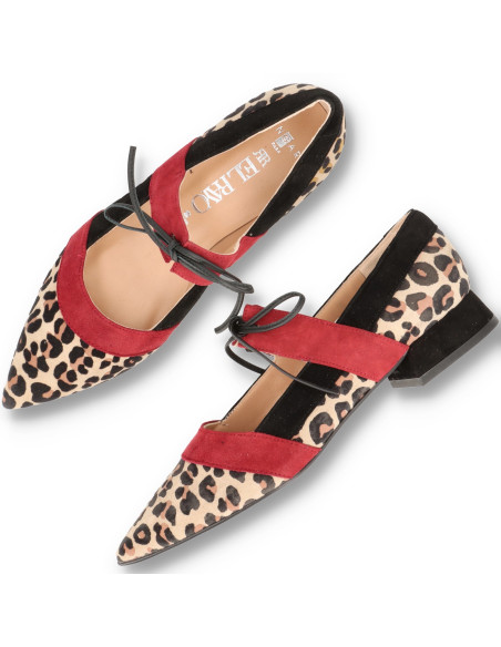 STYLE SHOES 51174 - Bailarina cordonera - Imagen 5