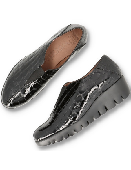 WONDERS C-33340 - Zapato cuña FLY 40 - Imagen 5