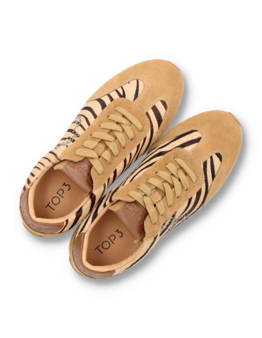 TOP3 SA702 - Sneakers piel PONY - Imagen 4