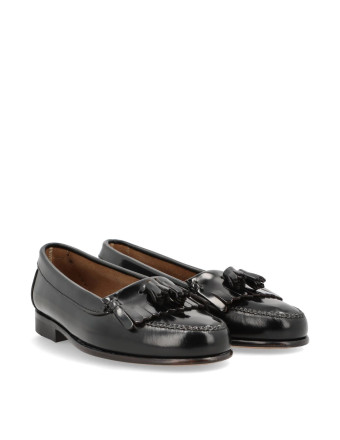 Rayo Basic 2108 - Mocasín Flecos y Borlas NEGRO Mocasines Y Drivers - Imagen 2