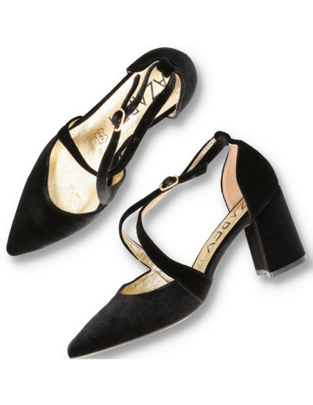 AZAREY 459K211 - ZAPATO DE SALÓN TIRAS EN X - Imagen 5