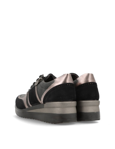 MYSOFT 25M570 - Deportiva mujer con cuña. Deportivas - Imagen 3