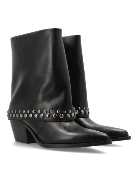 Azarey 462K065 - Bota cowboy solapa tachas Familia - Imagen 2