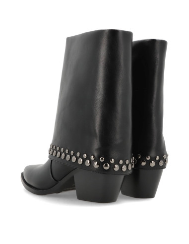 Azarey 462K065 - Bota cowboy solapa tachas Familia - Imagen 3