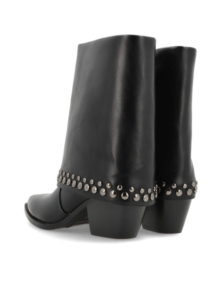 Azarey 462K065 - Bota cowboy solapa tachas Familia - Imagen 3