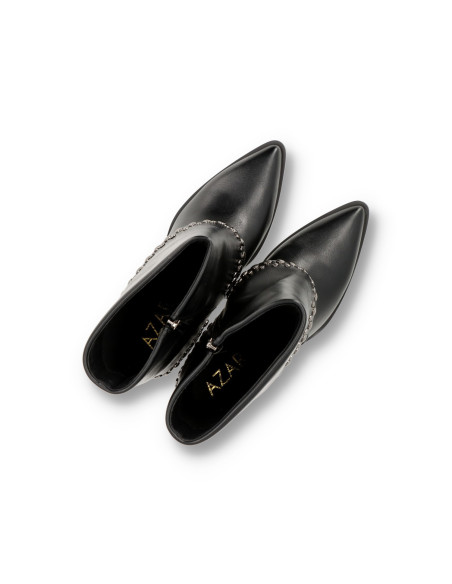 Azarey 462K065 - Bota cowboy solapa tachas Familia - Imagen 4