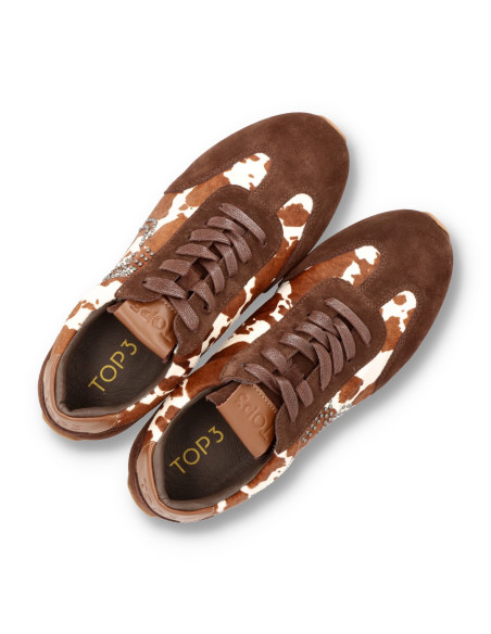 TOP3 SA702 - Sneakers piel PONY - Imagen 4