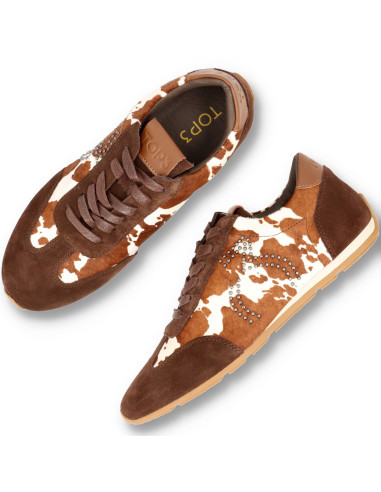 Top3 SA702 - Sneakers piel PONY Zapatillas Deportivas - Imagen 5
