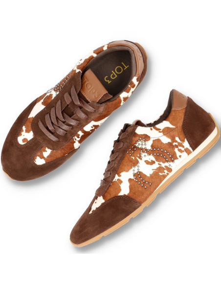 Top3 SA702 - Sneakers piel PONY Zapatillas Deportivas - Imagen 5