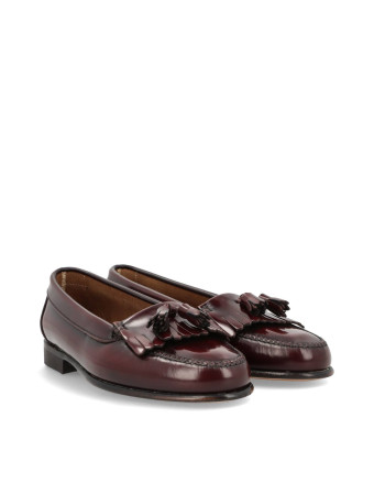 Rayo Basic 2108 - Mocasín Flecos y Borlas BURDEOS Mocasines Y Drivers - Imagen 2