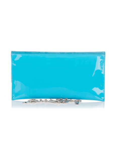 Monbags 2598 - CARTERA DE MANO ANTE Y CHAROL Bolsos - Imagen 3