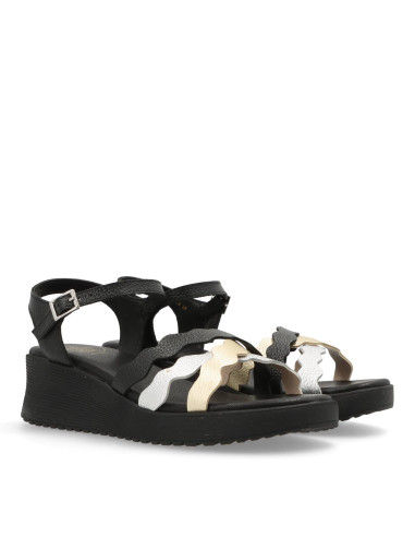 THE HAPPY MONK BANUS-003 - Sandalia cuña BANUS - Imagen 1