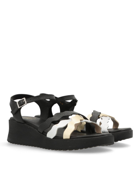 THE HAPPY MONK BANUS-003 - Sandalia cuña BANUS - Imagen 1