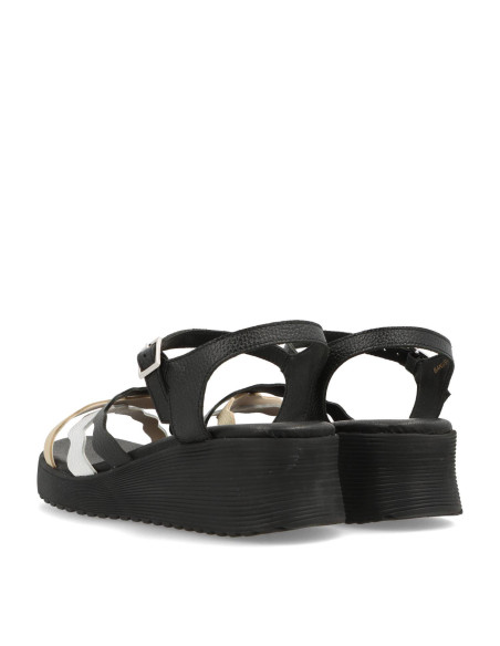 THE HAPPY MONK BANUS-003 - Sandalia cuña BANUS - Imagen 2