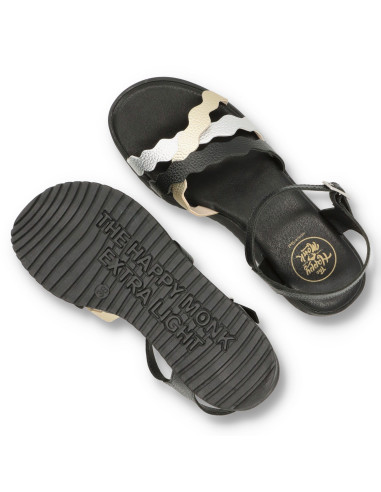 THE HAPPY MONK BANUS-003 - Sandalia cuña BANUS - Imagen 5