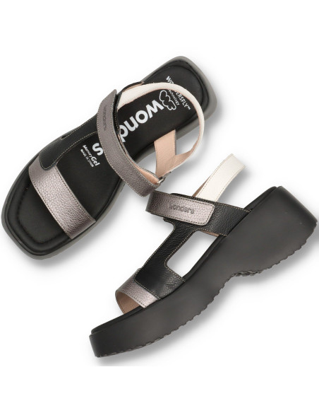 Wonders D-9725 - Sandalias con Plataforma - Imagen 4