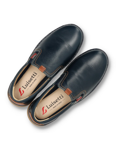 Luisetti 23320NA - Mocasín elásticos Zapatos Sport - Imagen 4