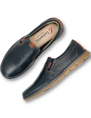 Luisetti 23320NA - Mocasín elásticos Zapatos Sport - Imagen 5