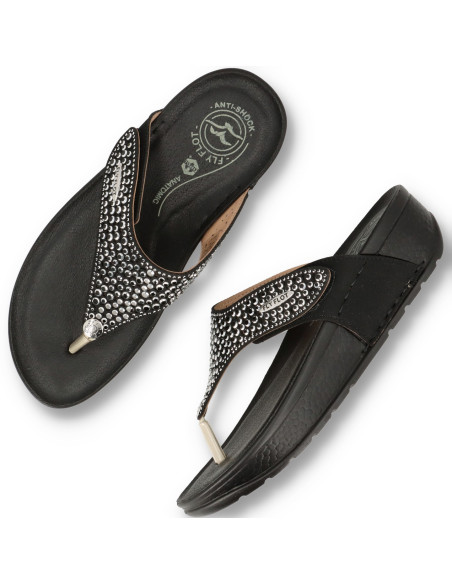 FLY FLOT 38-187KB - SANDALIA CUÑA - Imagen 5