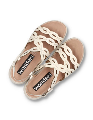 Wonders C-6542 - Sandalias Planas - Imagen 3