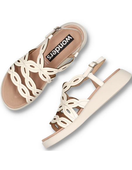 Wonders C-6542 - Sandalias Planas - Imagen 4