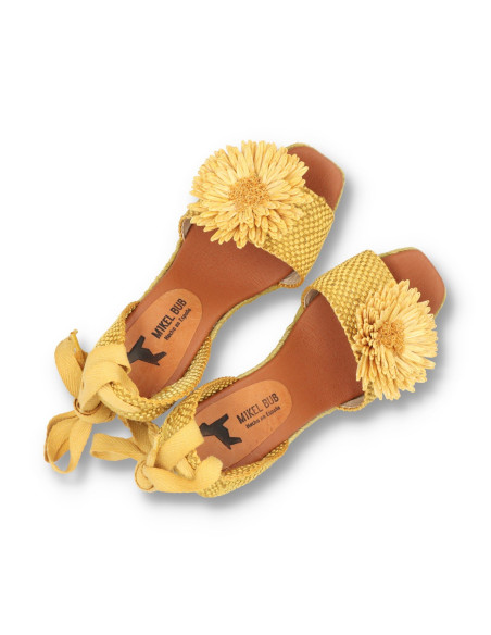 MIKEL BUB 07 - ESPADRILLES DE CUÑA YUTE - Imagen 3