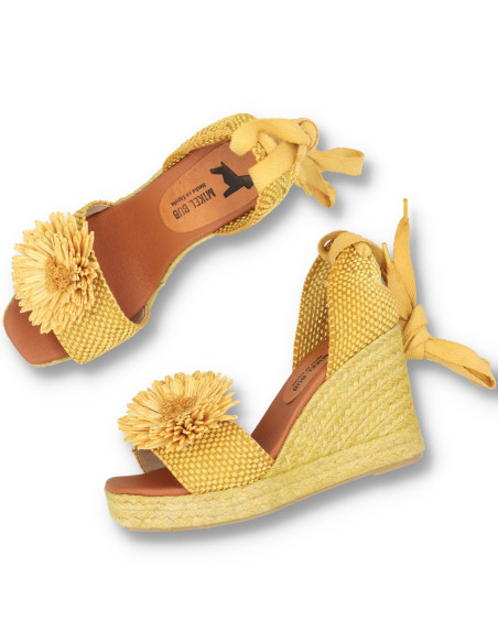 MIKEL BUB 07 - ESPADRILLES DE CUÑA YUTE - Imagen 4