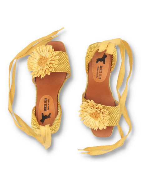 MIKEL BUB 07 - ESPADRILLES DE CUÑA YUTE - Imagen 5