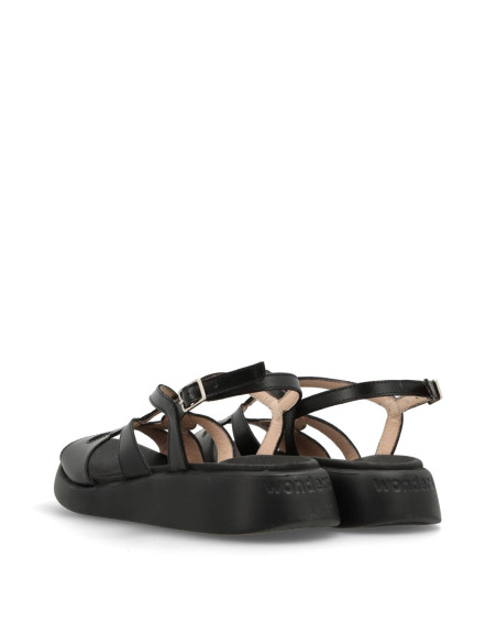 Wonders C-6550 - SANDALIAS MAR 50 NEGRA Sandalias - Imagen 3