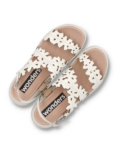 Wonders C-6551 - SANDALIAS MAR 51 BLANCAS - Imagen 4