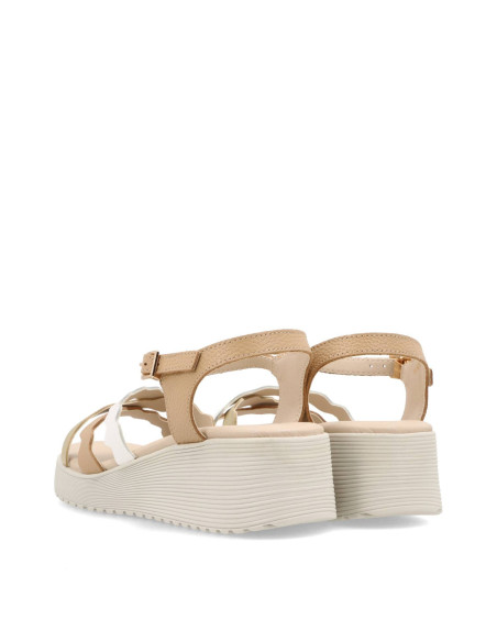 THE HAPPY MONK BANUS-003 - Sandalia cuña BANUS - Imagen 2