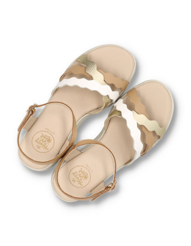 THE HAPPY MONK BANUS-003 - Sandalia cuña BANUS - Imagen 3