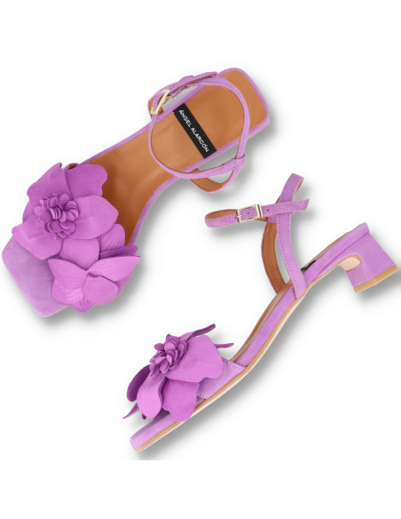 ANGEL ALARCÓN 25084 - SANDALIA FLOR - Imagen 4