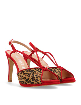 ANGARI 44423 - SANDALIA PEPPTOES LEOPARDO - Imagen 1