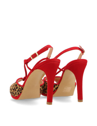 ANGARI 44423 - SANDALIA PEPPTOES LEOPARDO Familia - Imagen 2