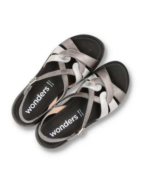Wonders C-6530V25 - Sandalia plana - Imagen 3