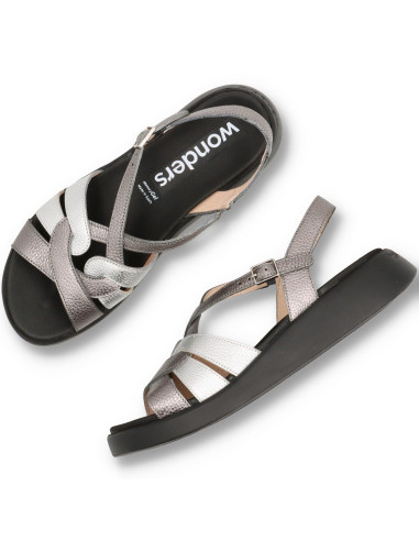 Wonders C-6530V25 - Sandalia plana - Imagen 4