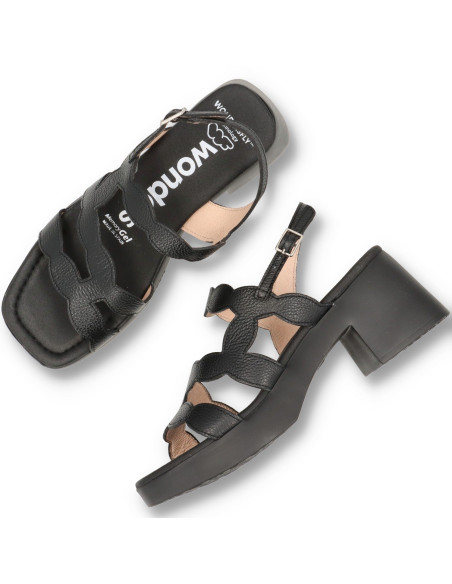 Wonders D-1020 - Sandalias Plataforma - Imagen 4