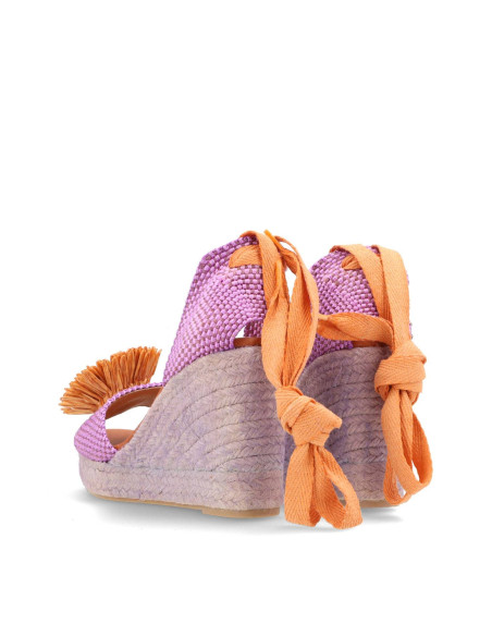 MIKEL BUB 07 - ESPADRILLES DE CUÑA YUTE - Imagen 2