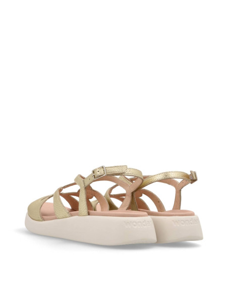 Wonders C-6550 - SANDALIAS MAR 50 ORO Sandalias - Imagen 3