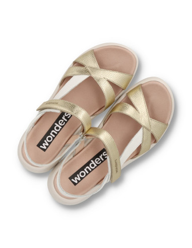 Wonders C-6552 - SANDALIAS MAR 52 ORO - Imagen 4