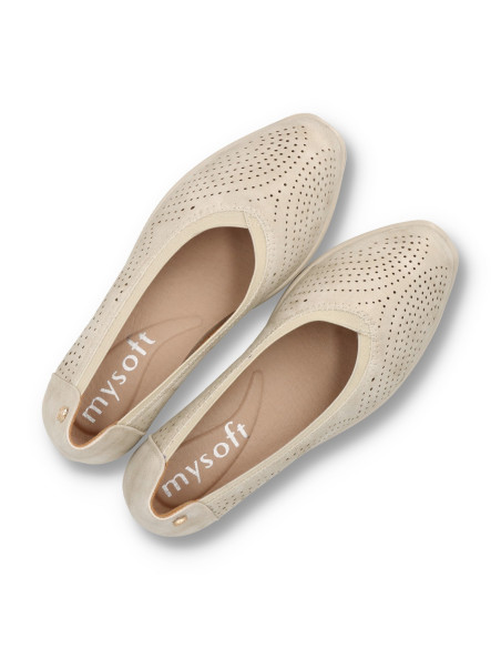 Mysoft 26M212 - SALÓN PICADOS Zapatos Confort - Imagen 4