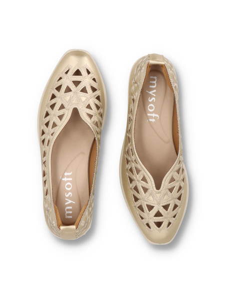 Mysoft 26M217 - SALÓN CALADOS Zapatos Confort - Imagen 6