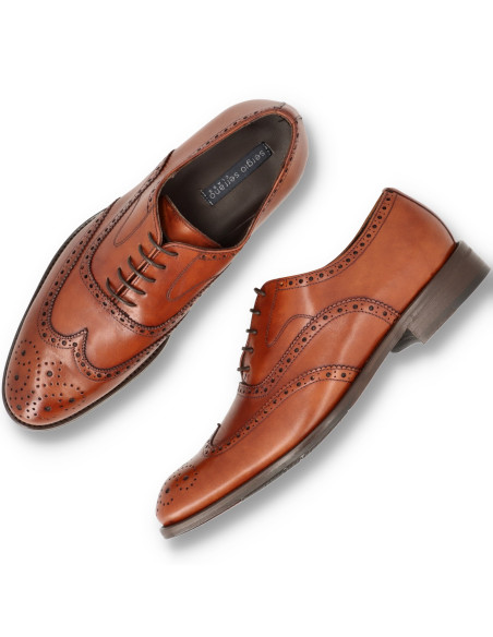 Sergio Serrano 2807 - Blucher brocado Zapatos De Vestir - Imagen 5