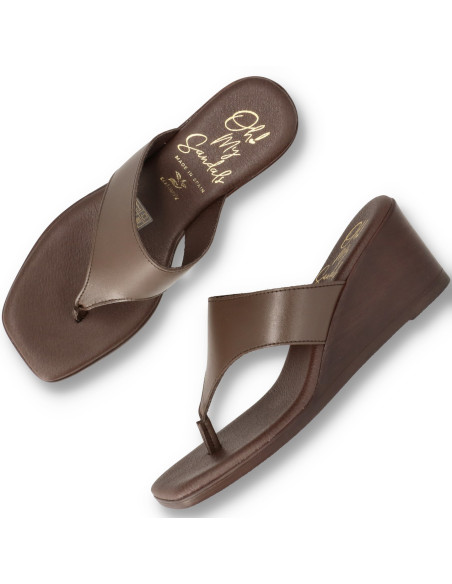 OH my Sandals 6056 - SANDALIA THONG CUÑA Sandalias - Imagen 5