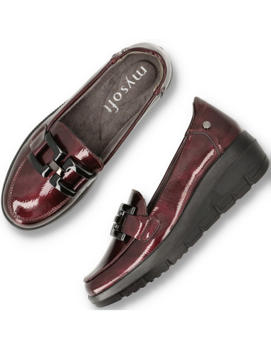 Mysoft 26M585 - MOCASÍN CUÑA Mocasines - Imagen 5