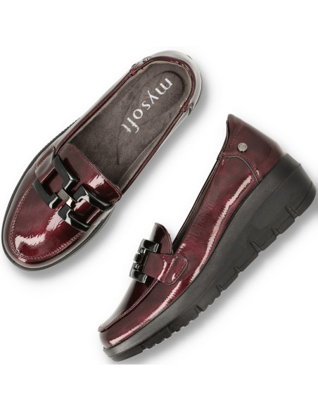 Mysoft 26M585 - MOCASÍN CUÑA Mocasines - Imagen 5
